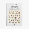 SEMILAC NAIL STICKERS GOLDEN FLOWERS 13