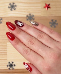 SEMILAC SNOW FIGURES 3D NAIL STICKERS 02
