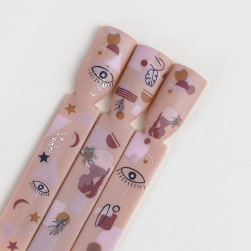 NUDE TONE NAIL STICKERS 19