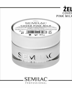 Semilac Professional Cover Pink Milk building gel 45g